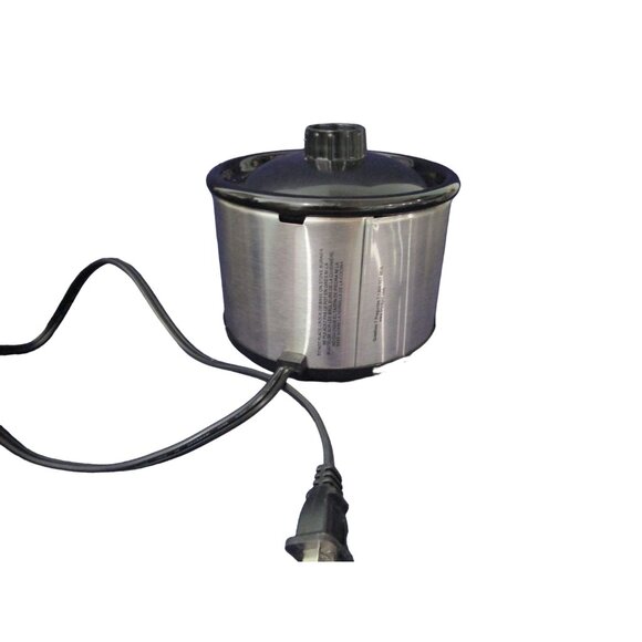 Crock-Pot Little Dipper Stainless Steel Mini Slow Cooker GUC - Picture 4 of 11